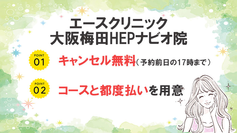 エースクリニック大阪梅田HEPナビオ院