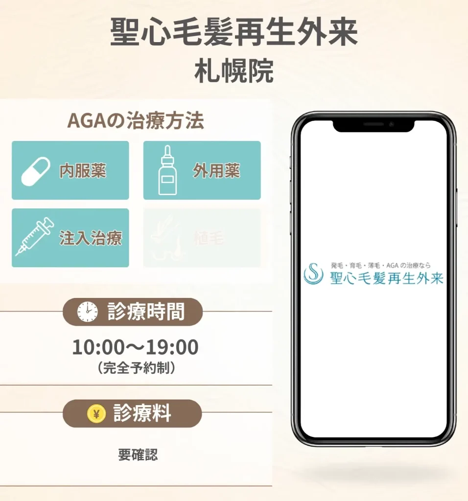 聖心毛髪再生外来　札幌院