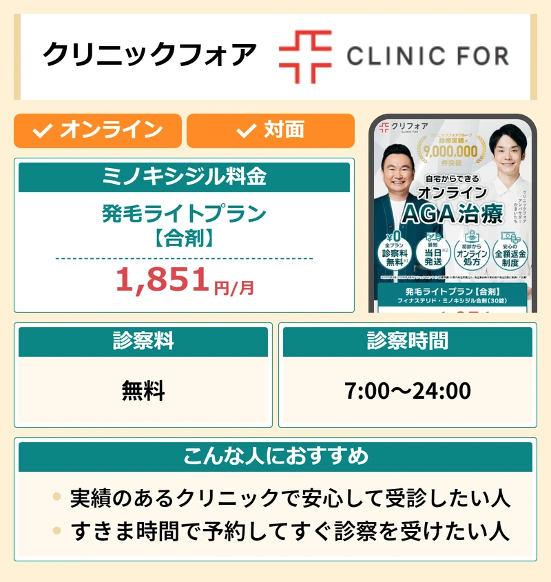 クリニックフォア